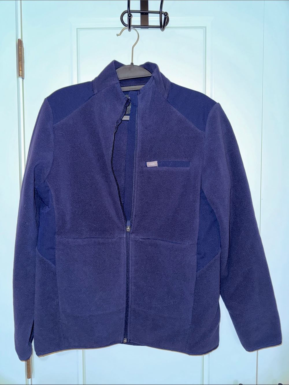 🔺MEDIUM FIGS ON-SHIFT FLEECE JACKET NAVY
